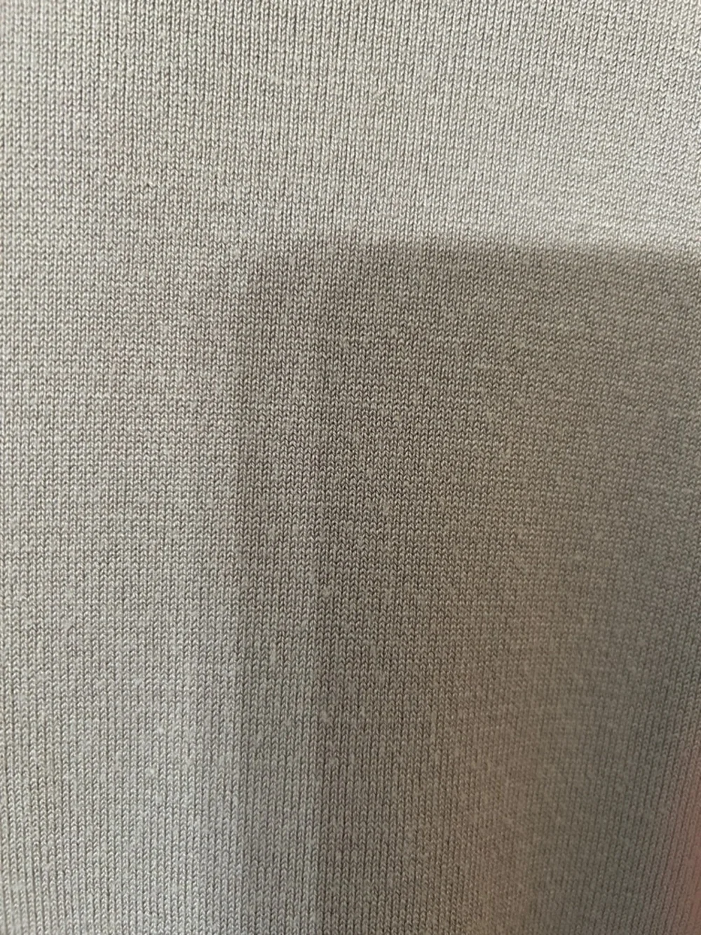Taupe Knit Sweater with Lace Sleeve Panels - Picture 5 of 11
